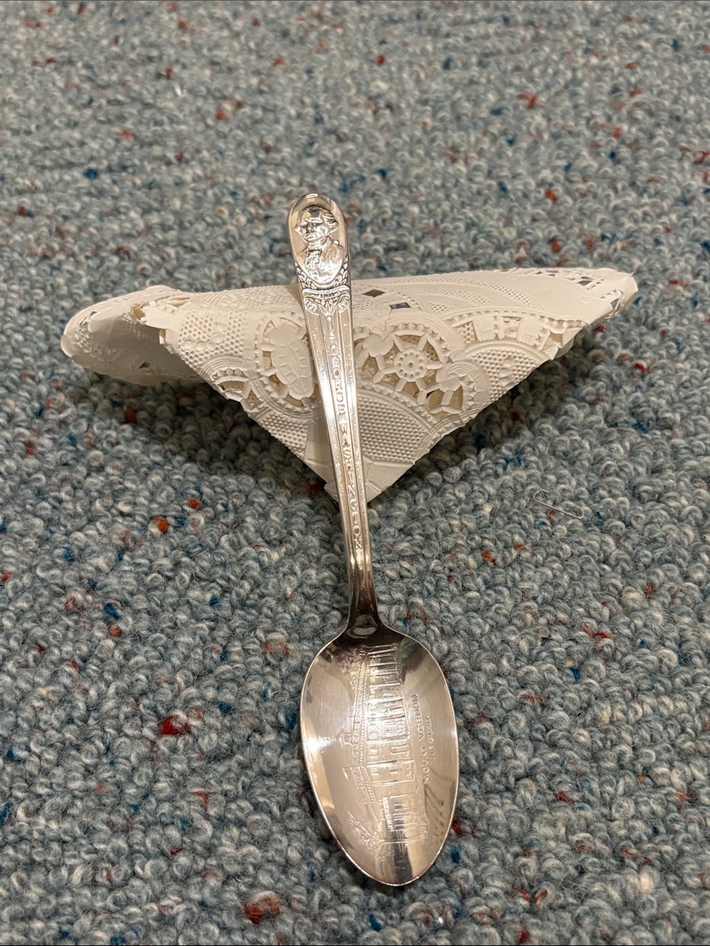 William Rogers International Silver. Presidential spoons: George Washington